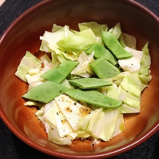 レンジで簡単♪モロッコインゲンとキャベツの和風蒸し